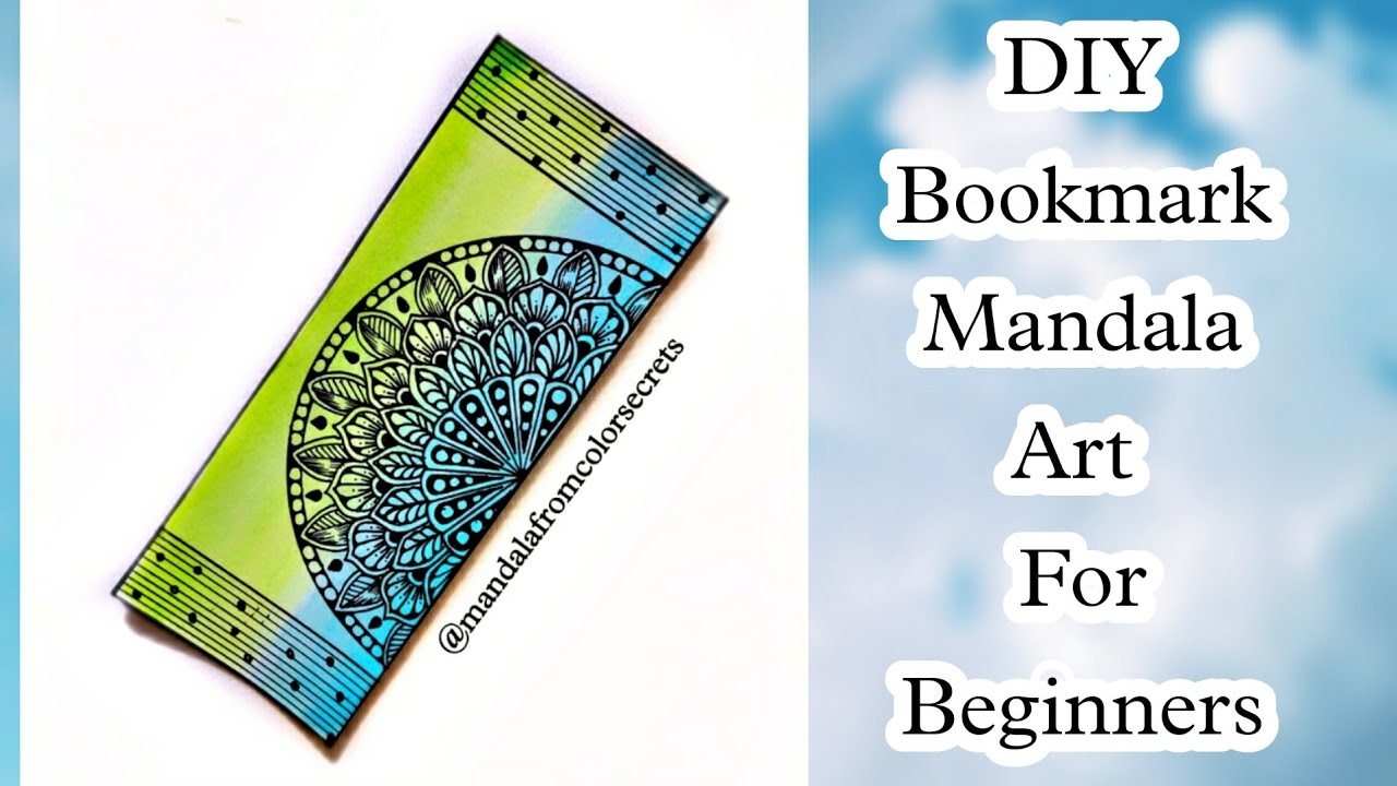 DIY Bookmark 😍Easy Bookmark Mandala Art 😍 Learn How to Draw Mandala Art 😍 Color Secrets By Prinu 🍁