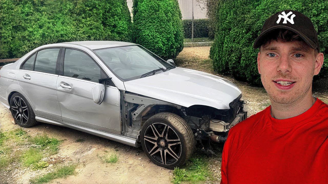 REBUILDING MY WRECKED ￼MERCEDES W204 &