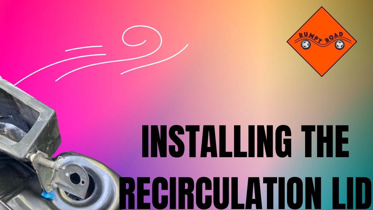 Installing The Air Recirculation Lid On My 1986 SAAB 900 SPG