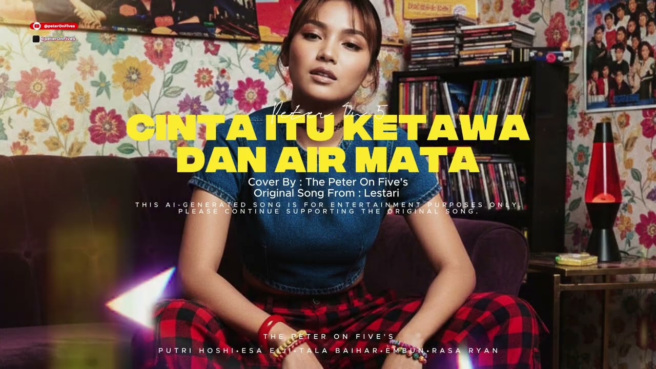 Lestari - Cinta Itu Ketawa Dan Air Mata - Cover By - Peter On Five's