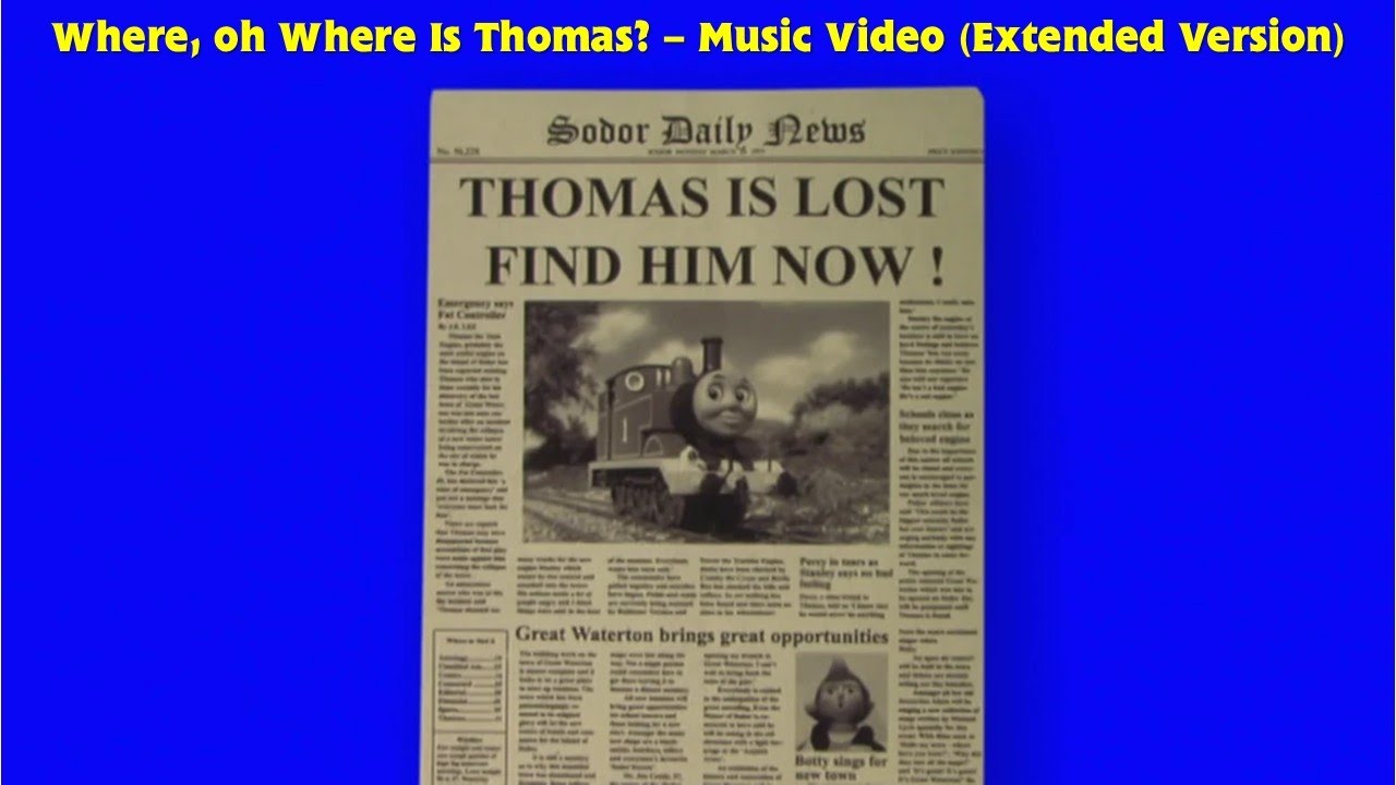 Thomas And Friends  - Where, oh Where Is Thomas? - Extended Version