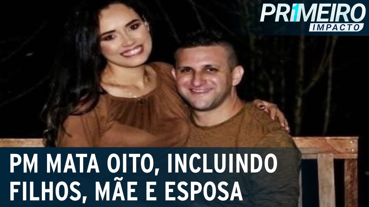 Policial mata filhos, mãe, esposa, irmão e outras duas pessoas | Primeiro Impacto (15/07/22)