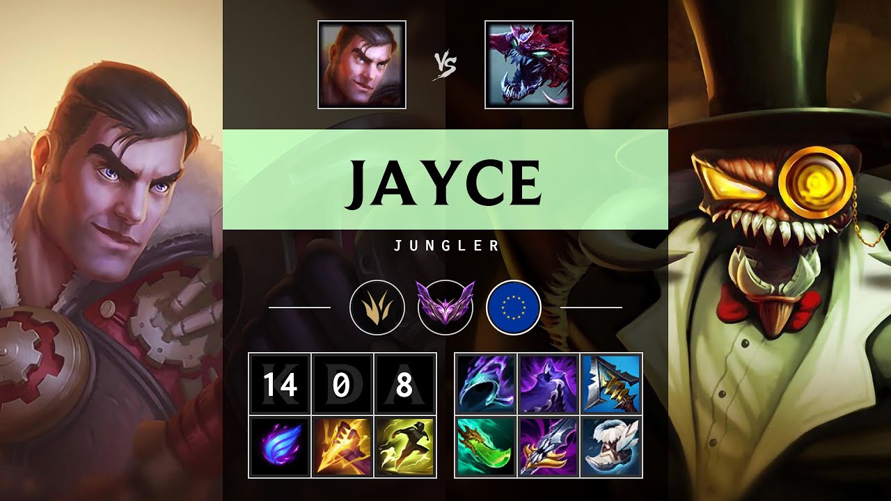 Jayce Jungle vs Cho'Gath - EUW Master Patch 25.14