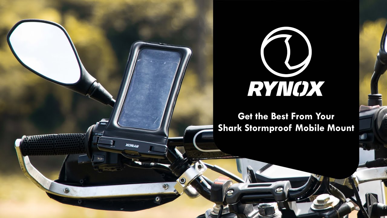 Get the most out of your Rynox Shark Stormproof Mobile Mount