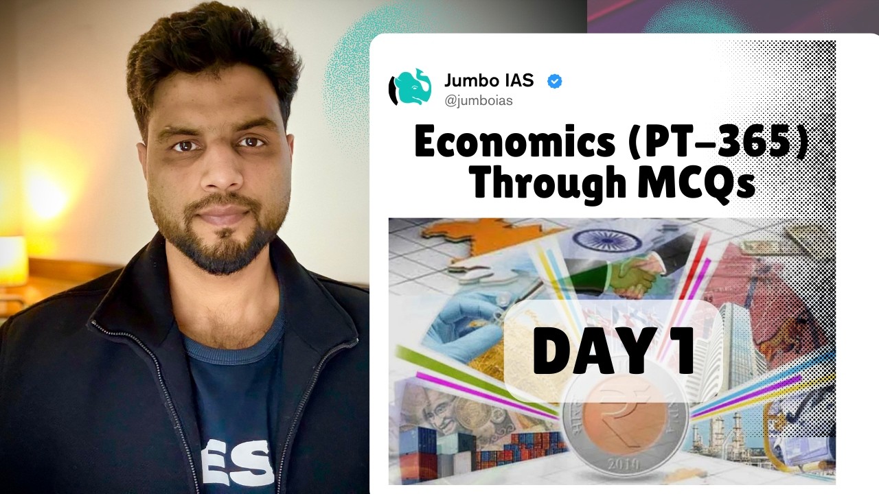 Complete UPSC Current Affairs for Economics via MCQs | Day 1