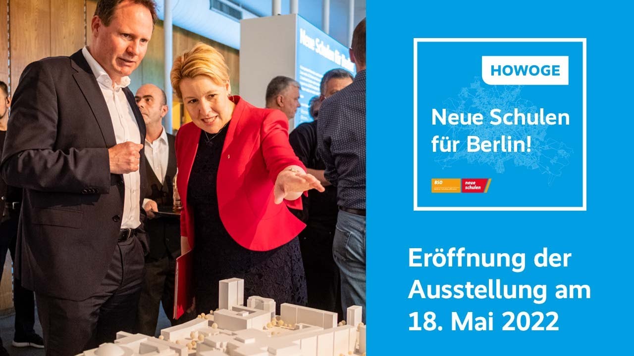 Ausstellungseröffnung „HOWOGE – Neue Schulen für Berlin“ mit Podiumsdiskussion