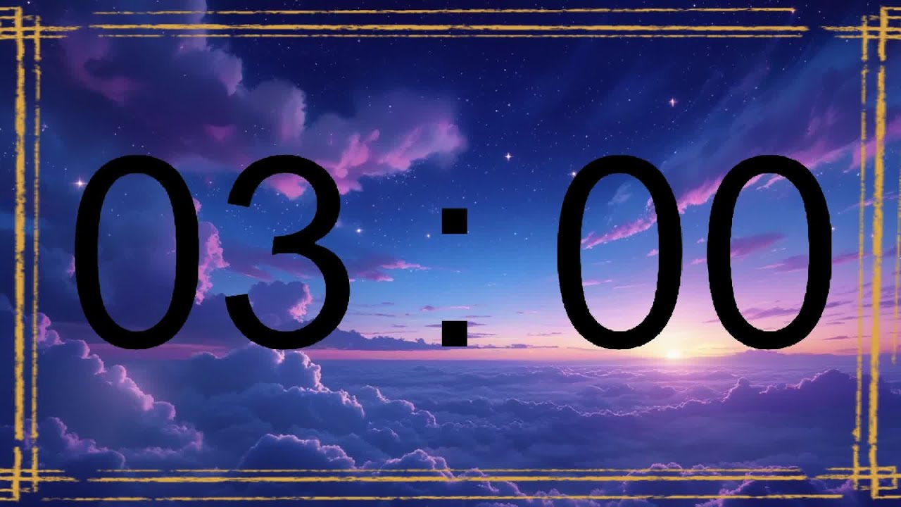 3 Minutes Countdown Timer