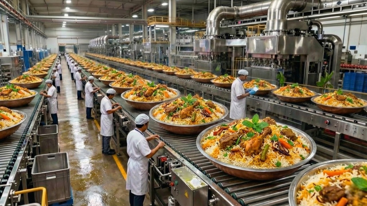 Inside the Biryani Modern Plant | How Chicken Biryani Is Made on an Industrial Scale