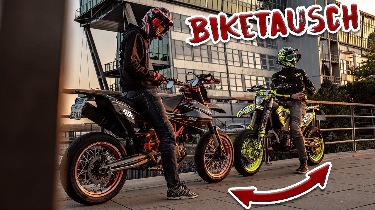 Husqvarna FE 350 Probefahrt! | Biketausch mit David Bost