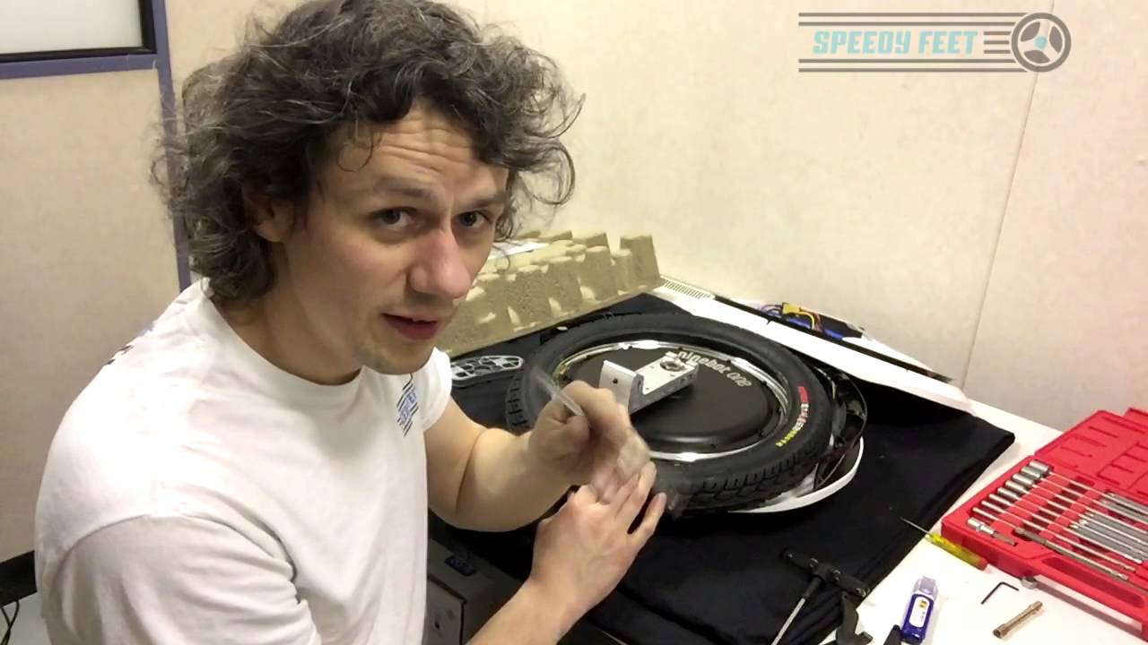 Ninebot ONE - How to Change a Inner Tube or Tire