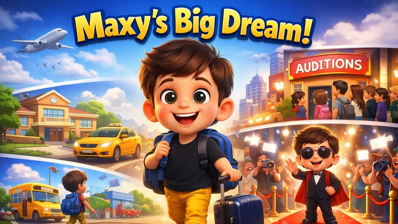 Maxy's Big Dream – From School to Movie Star! 🌟Love Maxy's story Watch the full video on our channel