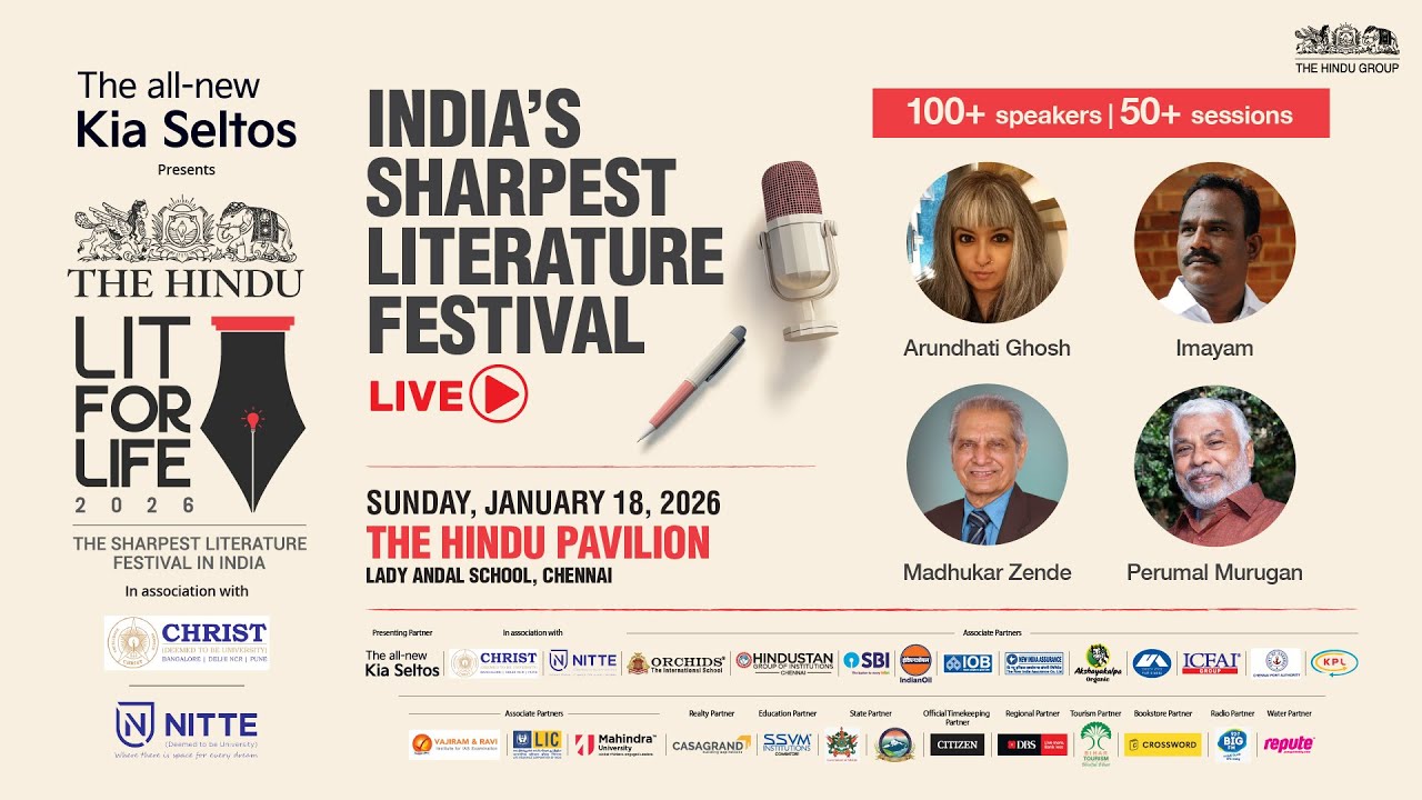 The Hindu Lit for Life 2026: Day 2 | Hall 2