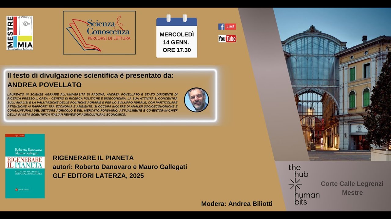 Mestre Mia - Scienza&Conoscenza 4^ puntata: Andrea Povellato 14/01/26