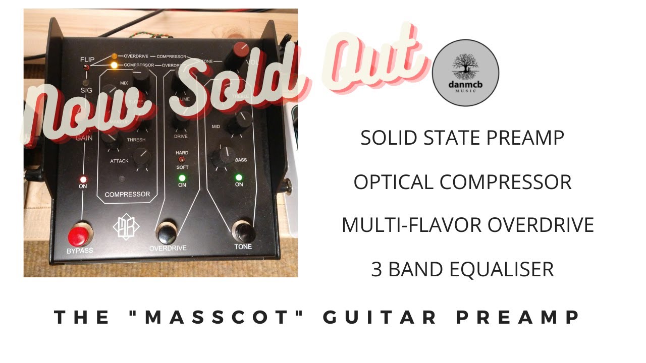 Tom Lodewyckx demonstrates the MASSCOT guitar/bass preamp and analogue processor