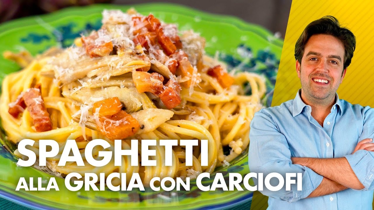 Spaghetti alla gricia con i carciofi *SCELTO DA VOI*