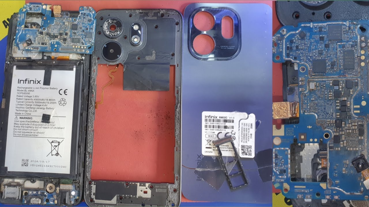 infinix smart 9 / screen replacement