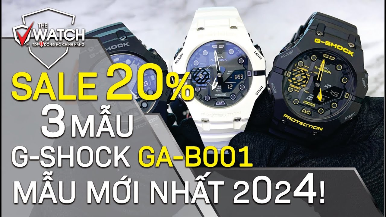 SALE 20% 3 MẪU CASIO G-SHOCK GA-B001 CHÍNH HÃNG - MẪU MỚI NHẤT 2024 | ĐỒNG HỒ THE WATCH