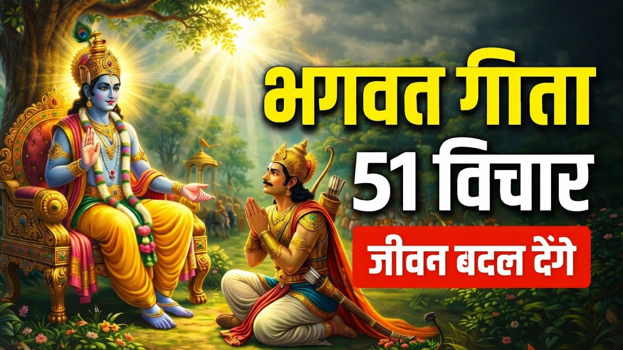 सारे दर्द दुखों टेंशन खत्म | गीता के 51 अनमोल विचार | shri krishna motivation 