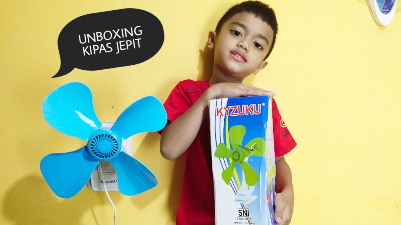 UNBOXING PAKET KIPAS ANGIN JEPIT KYUZUKU