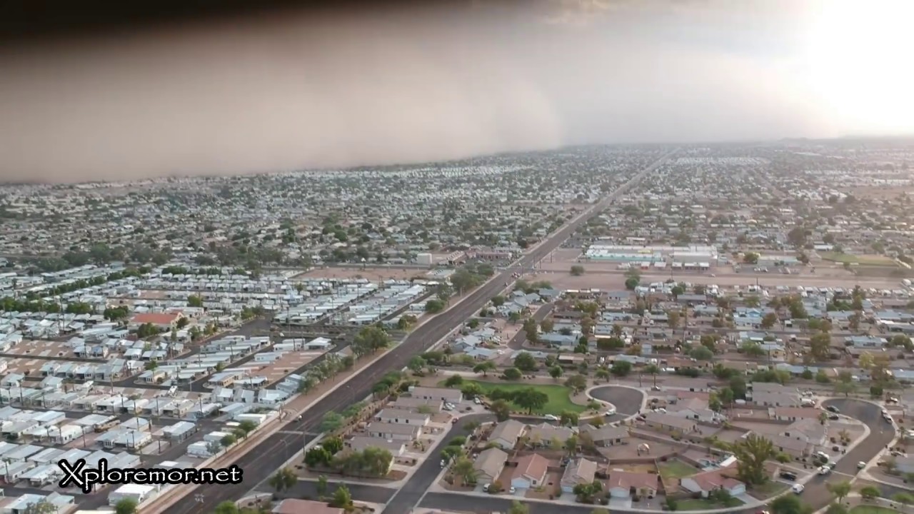WALL OF DUST Covers Phoenix, Arizona