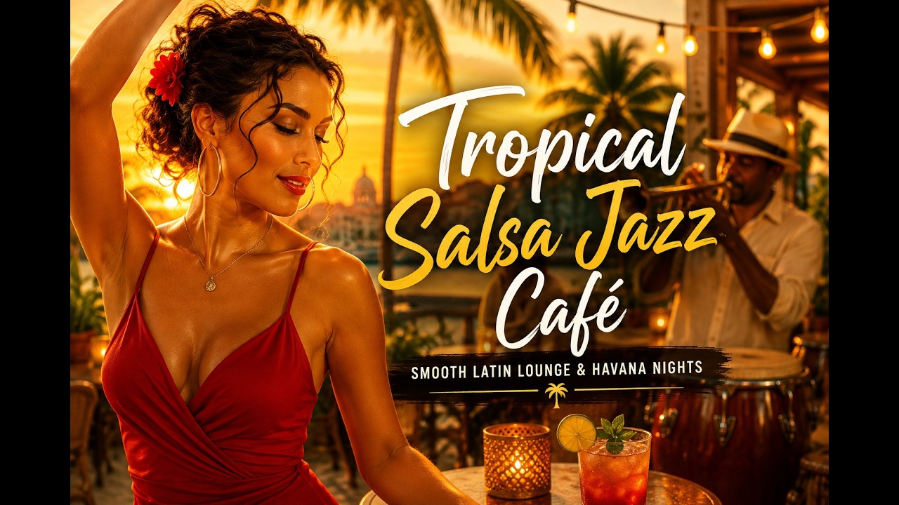 Tropical Salsa Jazz Caf&eacute; 🌴 Smooth Latin Lounge, Havana Nights & Cuban Chill