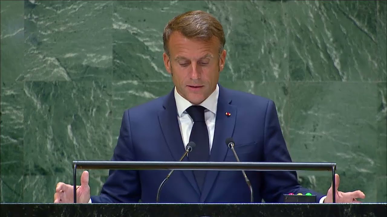 Выступление президента Франции
