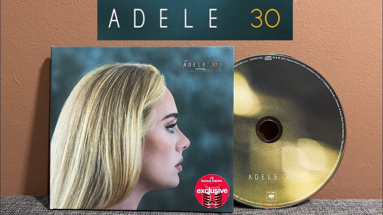 Adele - 30 (Target Exclusive, Deluxe CD) | unboxing