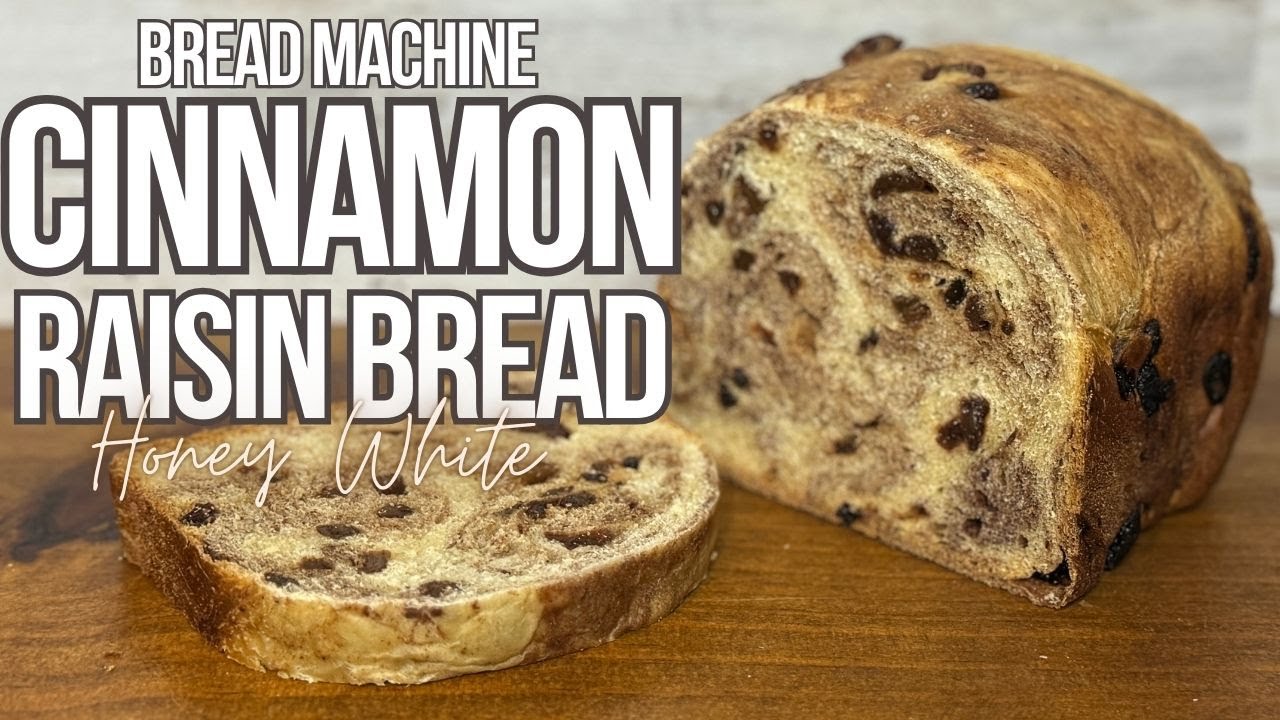 Простой рецепт хлеба с корицей, изюмом и медом в хлебопечке #breadrecipe