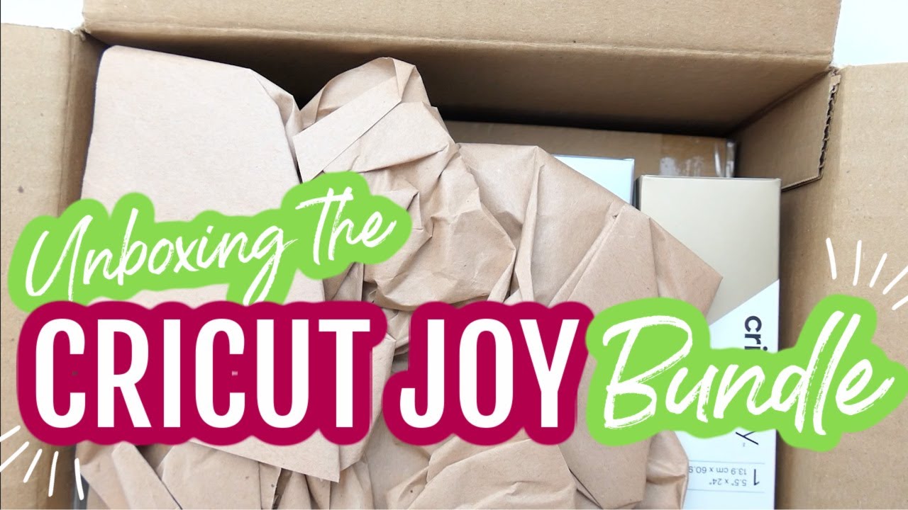 Unboxing the Cricut Joy Bundle