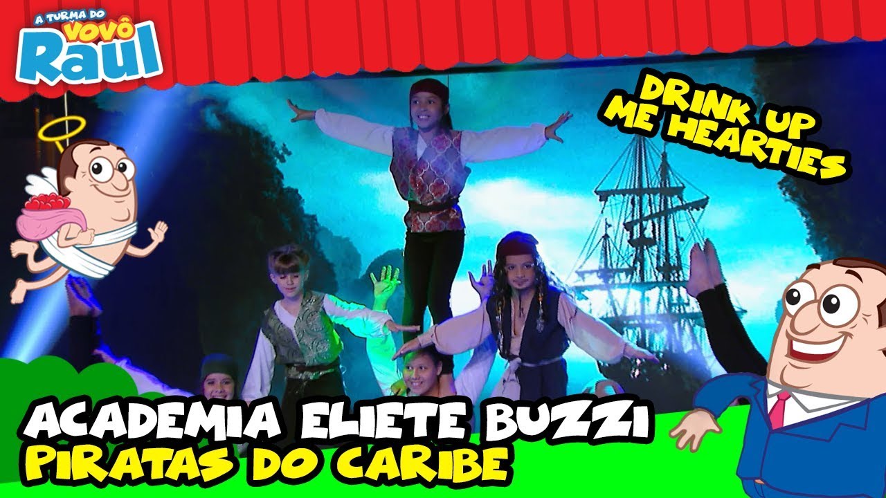ACADEMIA ELIETE BUZZI - PIRATAS DO CARIBE (Drink up me hearties) PROGRAMA RAUL GIL