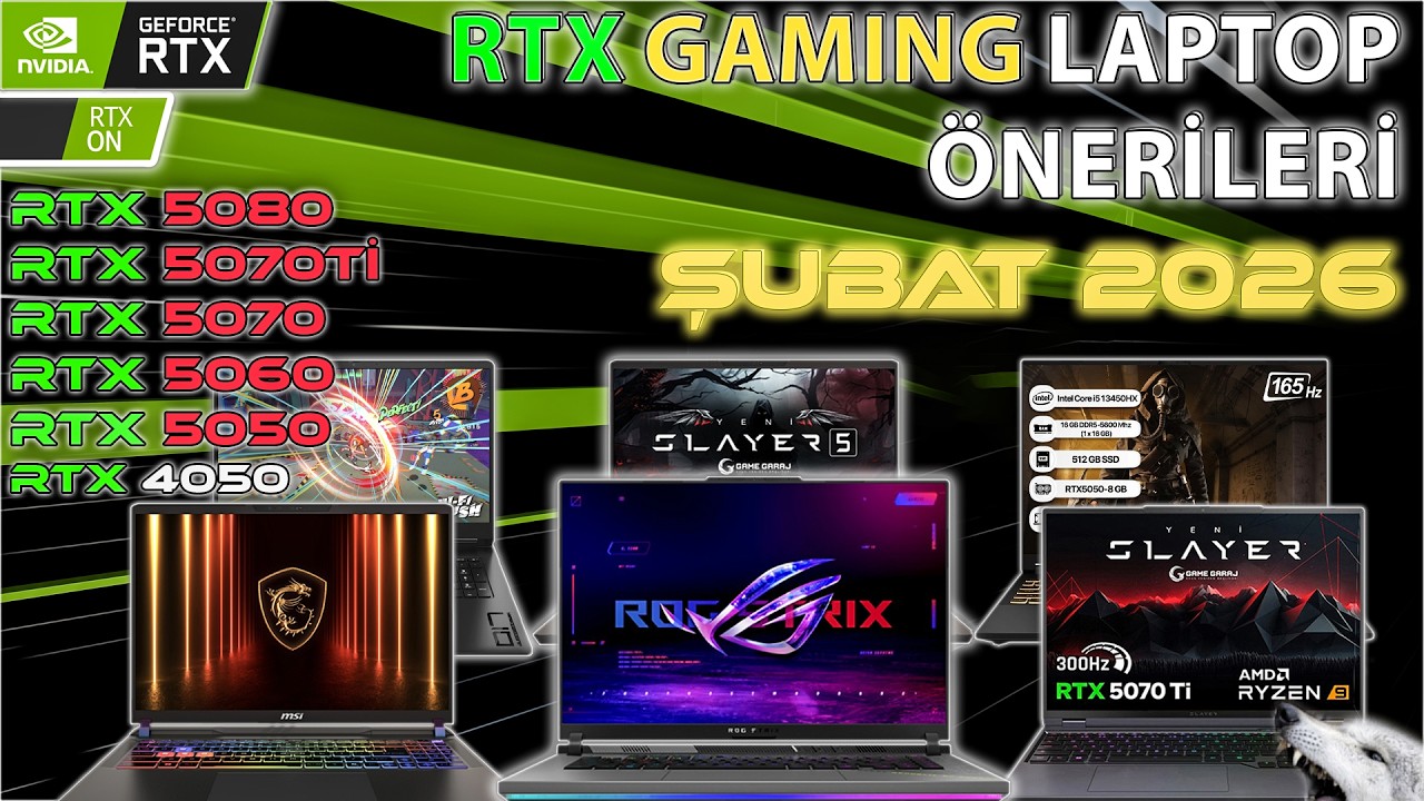 Gaming LAPTOP &Ouml;NERİLERİ ŞUBAT 2026 // İzlemeden Laptop Alma !!!