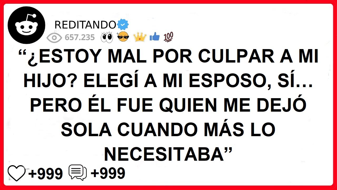 “¿ESTOY MAL POR CULPAR A MI HIJO? ELEGÍ A MI ESPOSO, SÍ… PERO ÉL FUE QUIEN ME DEJÓ SOLA CUANDO MÁS