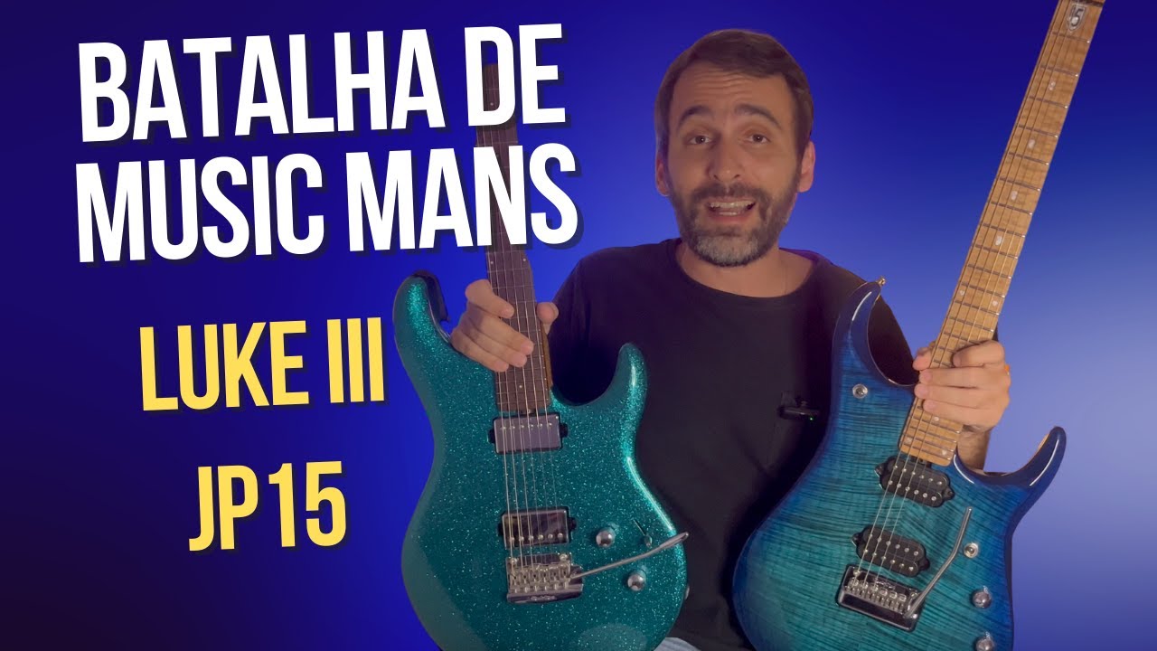 Comparativo Music Man Luke III e JP15