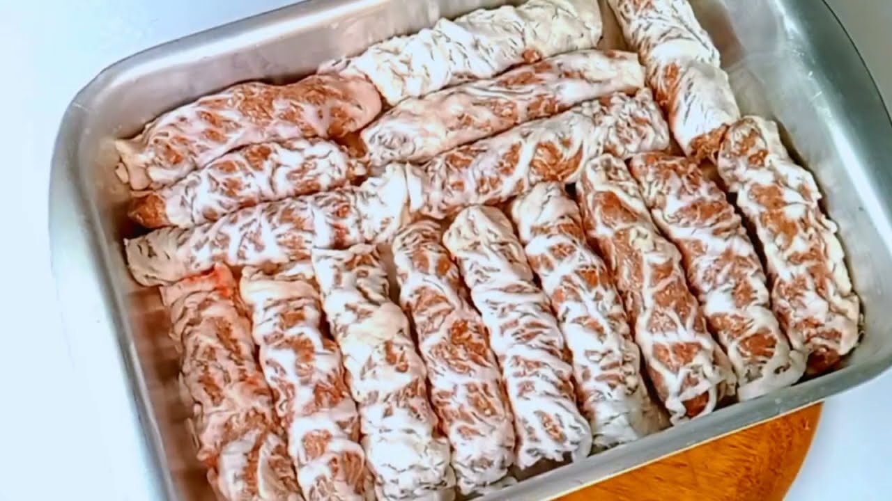 طريقه عمل الطرب المشوى فى الفرن👌🏻طرب الحاتى على أصوله 😋ومن غير فحم 🤔