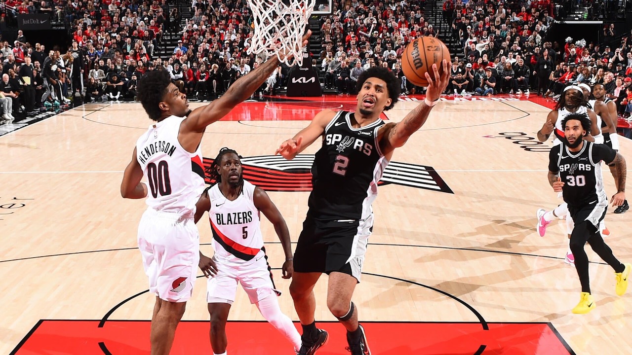 Dylan Harper vs Trail Blazers Apr 24, 2026 Full Play Game 3