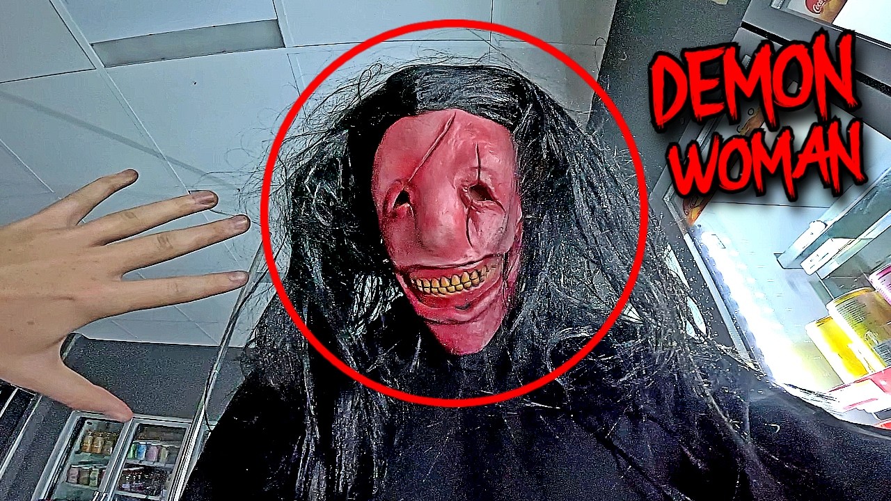 DEMON WOMAN VS PARKOUR POV (CRAZY HORROR ESCAPE)
