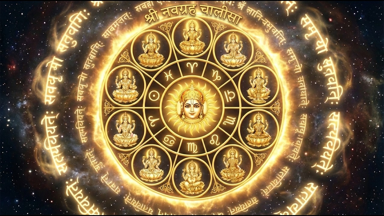Navgrah Chalisa with Lyrics | श्री नवग्रह चालीसा | 9 Planets Divine Prayer