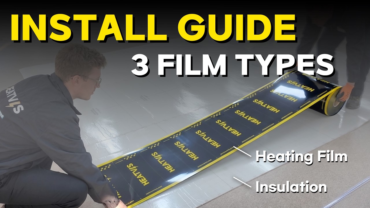 Heating Film Installation Guide: All-Coated, Stripe & PTC: HEATVIS