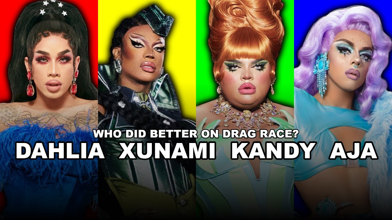 Who Did Better on Drag Race: Aja vs. Dahlia Sin vs. Kandy Muse vs. Xunami Muse