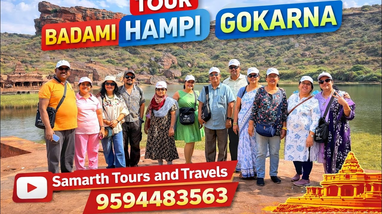 🌍 Badami – Hampi – Gokarna Tour VlogOrganised by Samarth Tours and Travels #shivanimohokar 