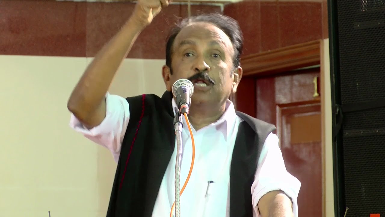 Vaiko Reveals His Personal Connections With LTTE at The Time of Rajiv Gandhi Murder