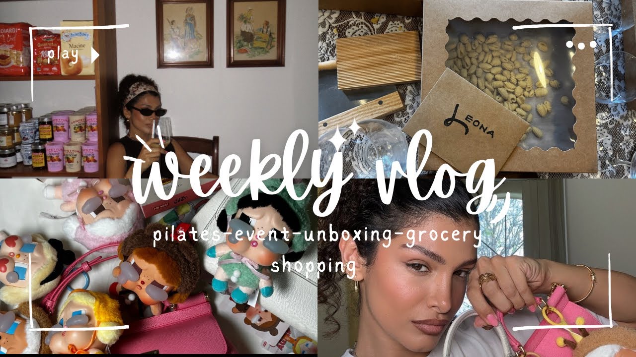 Weekly vlog - خرید و انباکسینگ، ورزش و پیلاتس، ایونت و دوستام💖✨