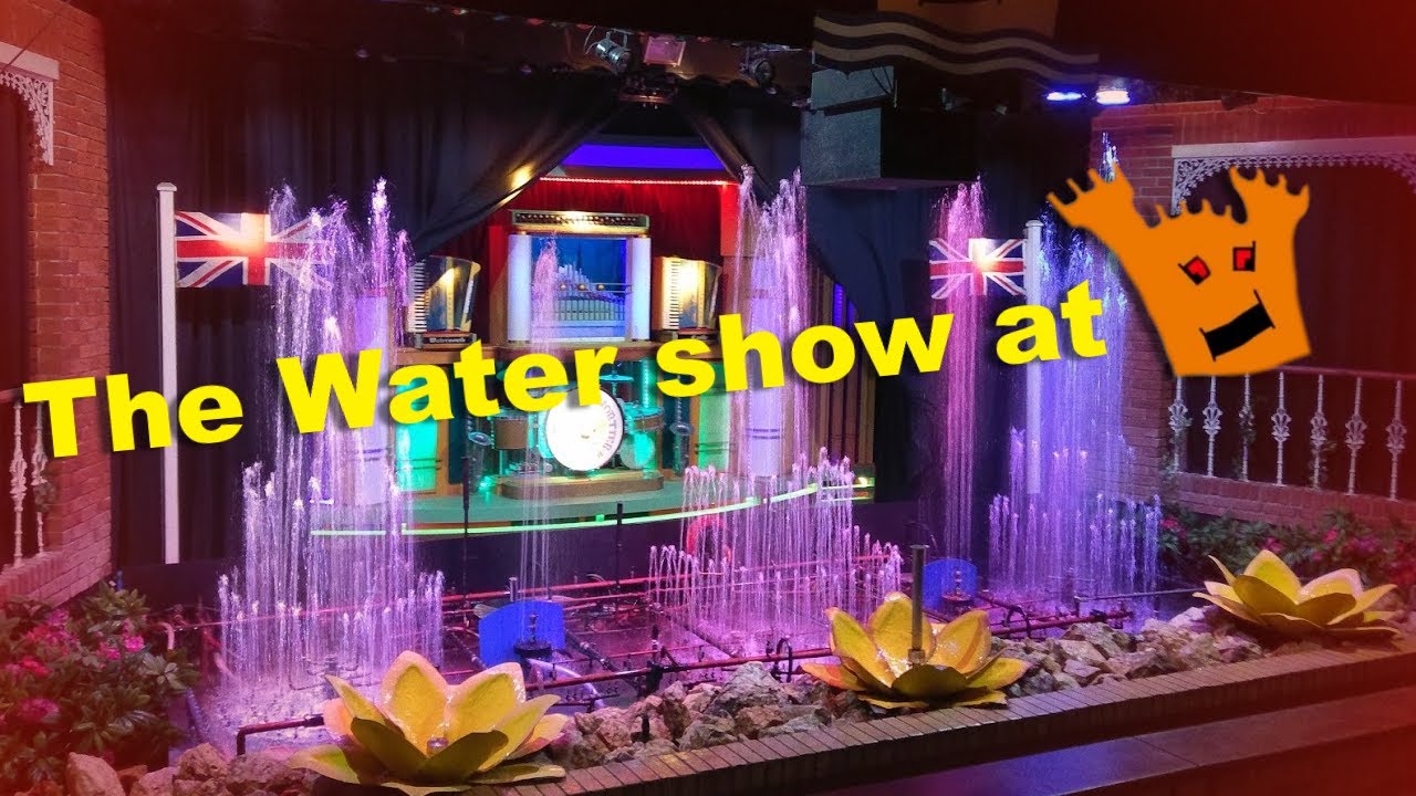 The Water show at Watermouth Castle.