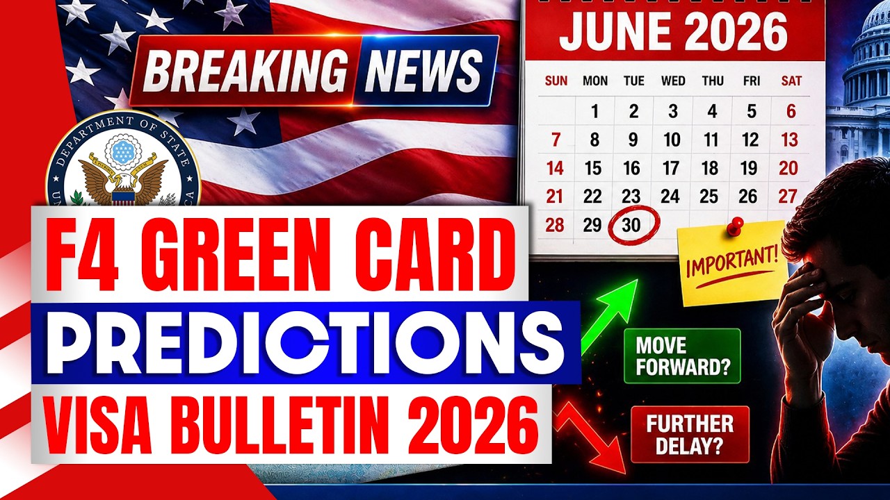 Прогнозы по визовому бюллетеню на июнь 2026 года: для визы F4 в США | Семейная грин-карта | Новос...