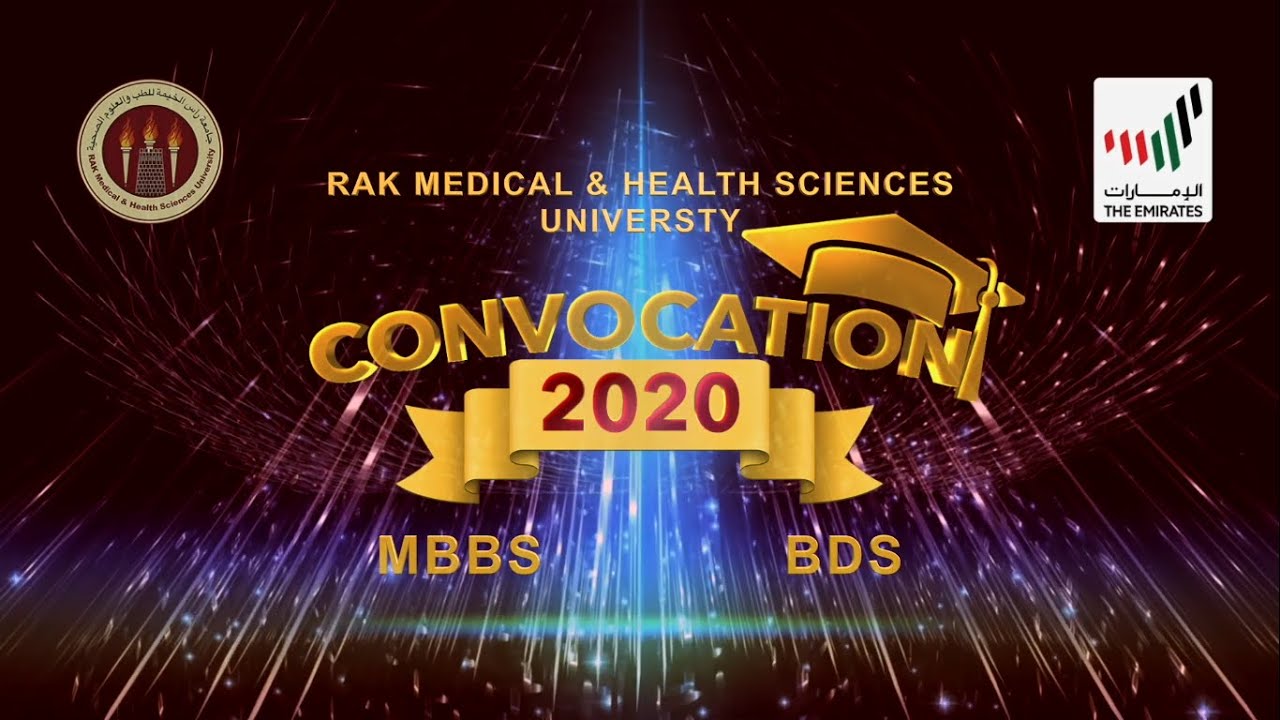#RAKMHSU CONVOCATION 03rd February 2020