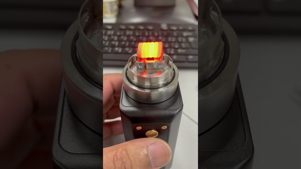 voltrove 41 v3 rta tank with big coil single diameter 7 mm #vapeing #vape #coil #coils #vape_world