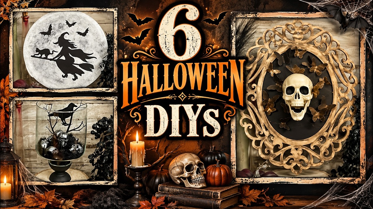 6 Easy & Affordable Halloween Decor DIYs