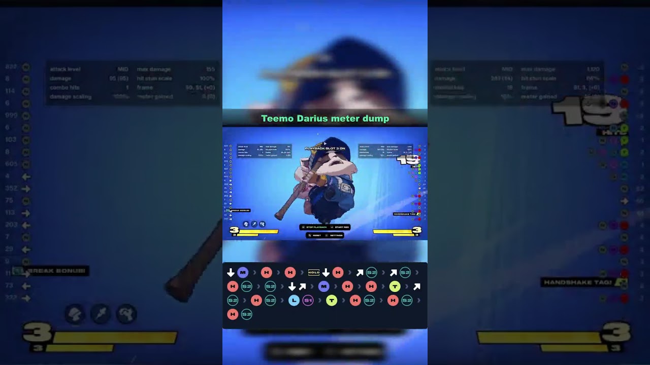 Teemo touch of death combo #2xko #teemo #darius