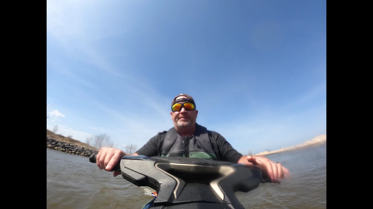 Gun Lake and Lake Michigan jet ski April 2022