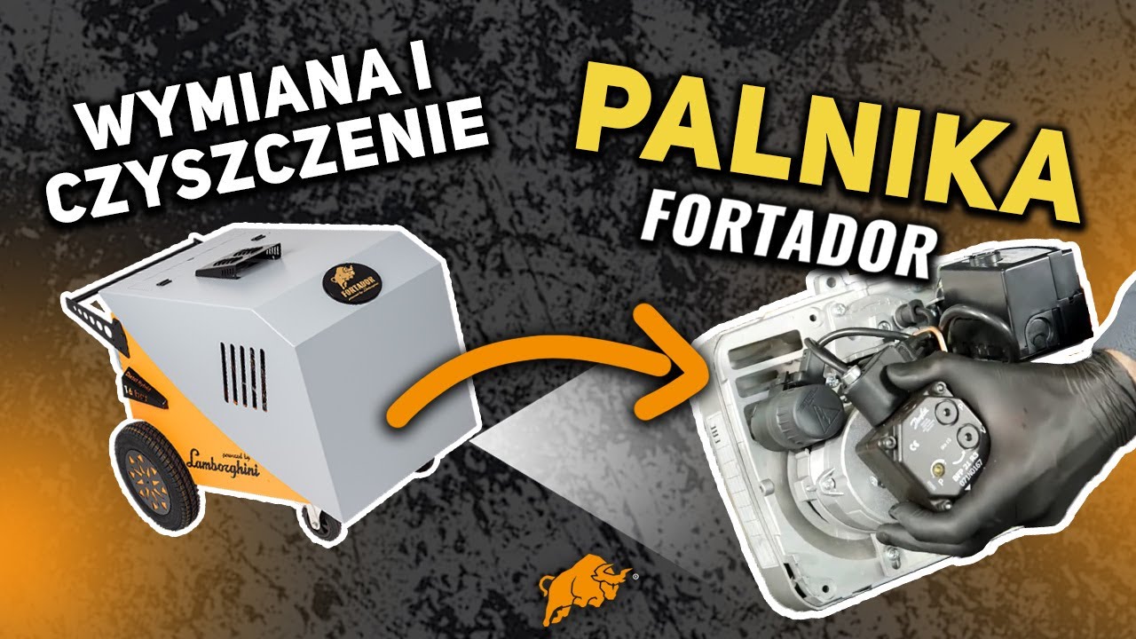 Wymiana dyszy palnika Fortador i czyszczenie palnika